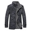 Chaqueta Bomber de Cuero de Piel de Hombre