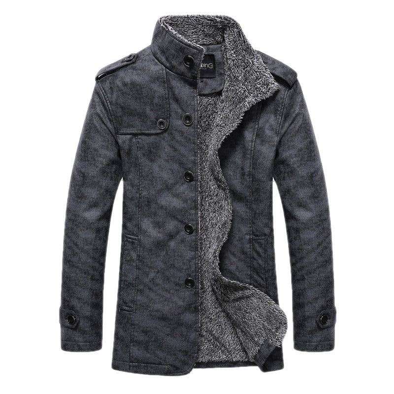 Chaqueta Bomber de Cuero de Piel de Hombre