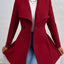 Elegant Slim-Fit Women's Wool Overcoat