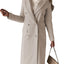 Elegant Long Sleeve Double Breasted Overcoat