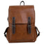Sac à dos de voyage extérieur rétro en cuir authentique