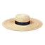 Seaside Sunshade Large Brim Flat Top Straw Sun Hat