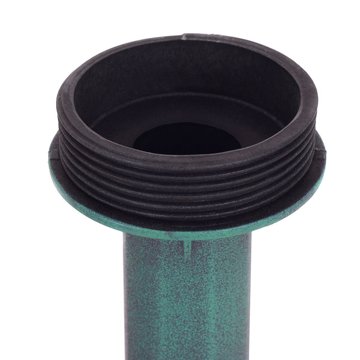 Elegant Green Pedestal Bird Bath Feeder for Gardens