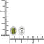 Pendientes de 1.92 quilates de turmalina verde y diamante en oro blanco de 14 quilates