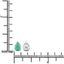 1.30 Carat Genuine Zambian Emerald 10K White Gold Earrings