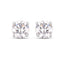 Boucles d'oreilles en diamant blanc véritable de 0,54 carat en or blanc 14K