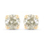 1.16 Carat Genuine LB Diamond 14K Yellow Gold Earrings