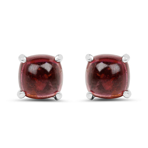2.60 Carat Genuine Pink Topaz Sterling Silver Earrings