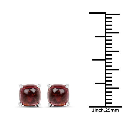 2.60 Carat Genuine Pink Topaz Sterling Silver Earrings