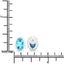 4.00 Carat Genuine Swiss Blue Topaz Sterling Silver Earrings
