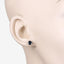 Boucles d'oreilles en saphir bleu véritable de 1,70 carat en or jaune 10K