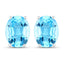 4.00 Carat Genuine Swiss Blue Topaz Sterling Silver Earrings