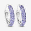 Elegant 3.06 Carat Genuine Tanzanite Sterling Silver Earrings