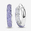 Elegant 3.06 Carat Genuine Tanzanite Sterling Silver Earrings