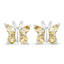 0.88 Carat Genuine Citrine Sterling Silver Earrings
