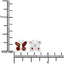 1.28 Carat Genuine Garnet .925 Sterling Silver Earrings