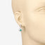 Pendientes de Esmeralda Zambiana y Diamante Blanco de 1.39 Quilates