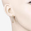 Boucles d'oreilles en argent sterling avec topaze bleue véritable de 3,80 carats