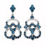 Pendientes de plata esterlina con topacio azul de Londres de 4.84 quilates