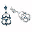 Pendientes de plata esterlina con topacio azul de Londres de 4.84 quilates
