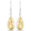 10.04 Carat Genuine Citrine .925 Sterling Silver Earrings