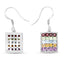 4.32 Carat Genuine Multi-Stone .925 Sterling Silver Earrings