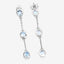 2.16 Carat Genuine Blue Topaz Sterling Silver Earrings