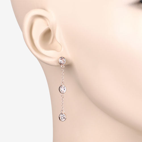 Boucles d'oreilles en morganite véritable de 1,62 carat en argent sterling .925