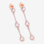 Boucles d'oreilles en morganite véritable de 1,62 carat en argent sterling .925