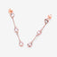 Boucles d'oreilles en morganite véritable de 1,62 carat en argent sterling .925