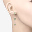 Pendientes de Peridoto Genuino de 2.10 Quilates en Plata Esterlina .925