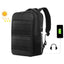 Mochila de senderismo impermeable de nylon con carga solar para hombres