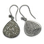 2.61 Carat Genuine Diamond .925 Sterling Silver Dangle Earrings