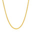 14k Yellow Gold Round Wheat Chain - 2.1mm