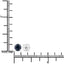 1.30 Carat Genuine Blue Sapphire 14K White Gold Earrings