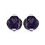 3.14 Carat Genuine Amethyst & Black Diamond Earrings