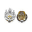 Pendientes de Citrino y Diamante Negro de 3.14 Quilates