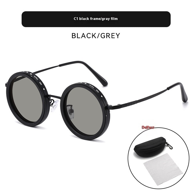 ND Adjustable Color-Changing Polarized Sunglasses