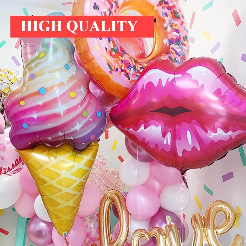 Colorful Donut and Ice Cream Balloons for Celebrations