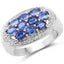 2.20 Carat Genuine Kyanite .925 Sterling Silver Engagement Ring