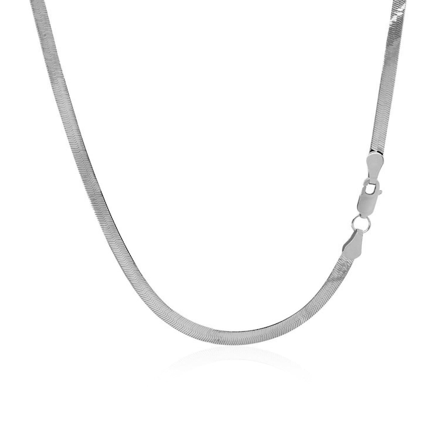 Chaîne Herringbone Super Flex en Or Blanc 14k - 2,80 mm