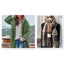 Women's Thickened Tweed Medium-Length Trench Coat