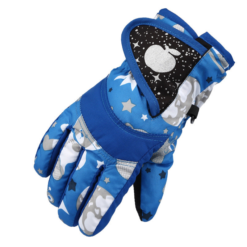 Gants de cyclisme pour enfants imperméables et chauds