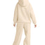 Plus Size Kangaroo Pocket Hoodie and Joggers Set