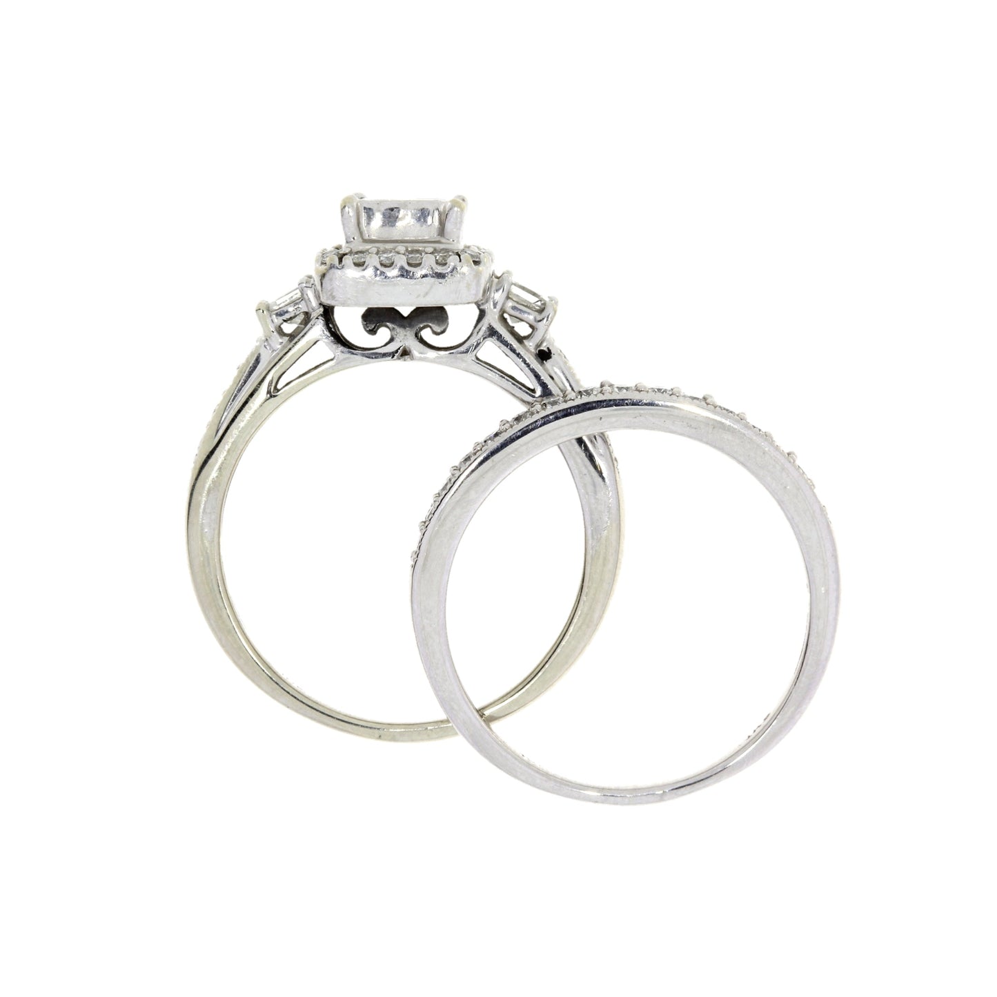 1.00ct Diamond Engagement Ring Set in 10KT White Gold