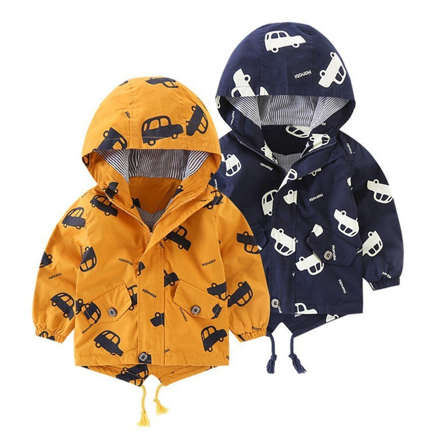 Korean-Style Cartoon Puffer Jacket for Kids
