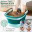 Bañera de pies plegable con rodillos de masaje - 2 paquetes