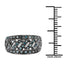 0.60 Carat Genuine Blue Diamond Sterling Silver Ring