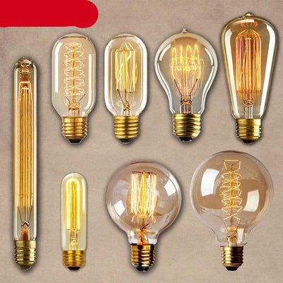 Vintage Dimmable Edison Bulb - 40W Antique Style Light Bulb for Home Decor - Korvel