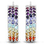 8.79 Carat Genuine Multi-Stone .925 Sterling Silver Hoop Earrings